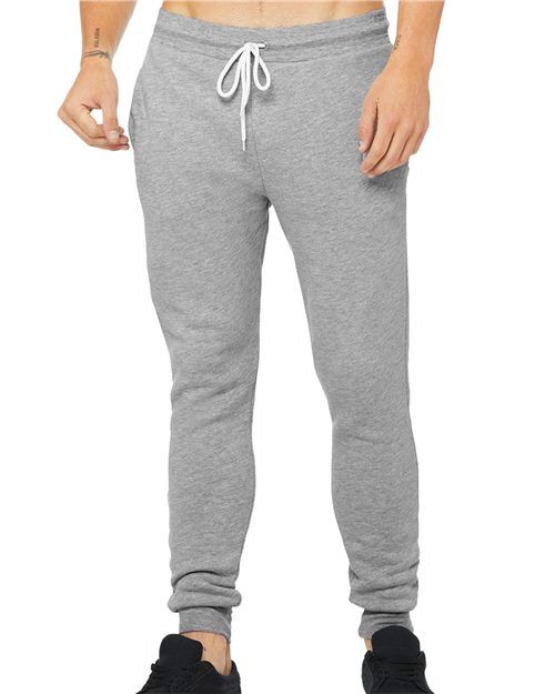 BELLA + CANVAS 3727 Joggers with Custom Logo Decoration BELLA + CANVAS Unisex Sponge Fleece Joggers