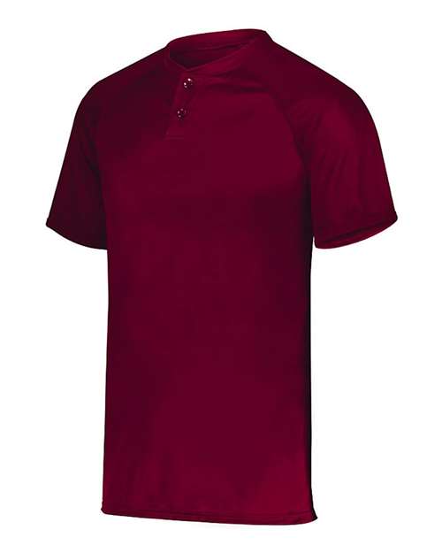 Cardinal - Youth Attain Two-Button Jersey Augusta Sportswear Youth Attain Two-Button Jersey in Cardinal