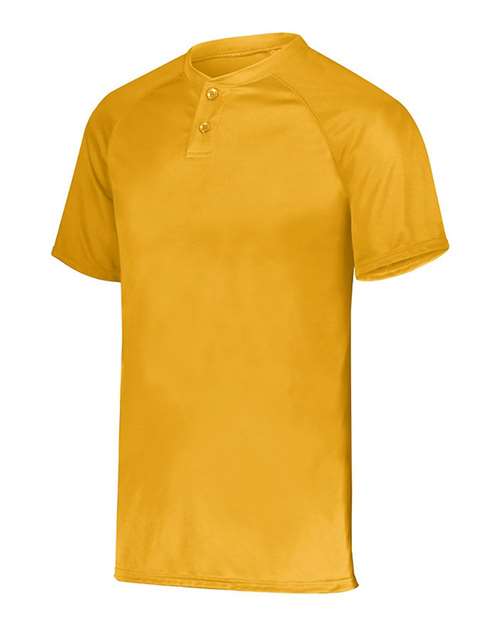 Gold - Youth Attain Two-Button Jersey Augusta Sportswear Youth Attain Two-Button Jersey in Gold