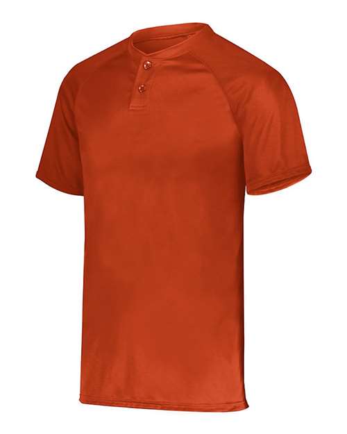 Orange - Youth Attain Two-Button Jersey Augusta Sportswear Youth Attain Two-Button Jersey in Orange
