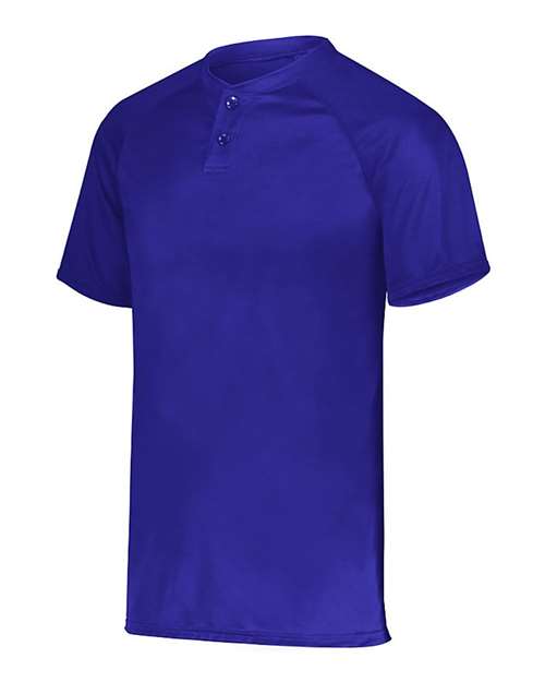 Purple - Youth Attain Two-Button Jersey Augusta Sportswear Youth Attain Two-Button Jersey in Purple