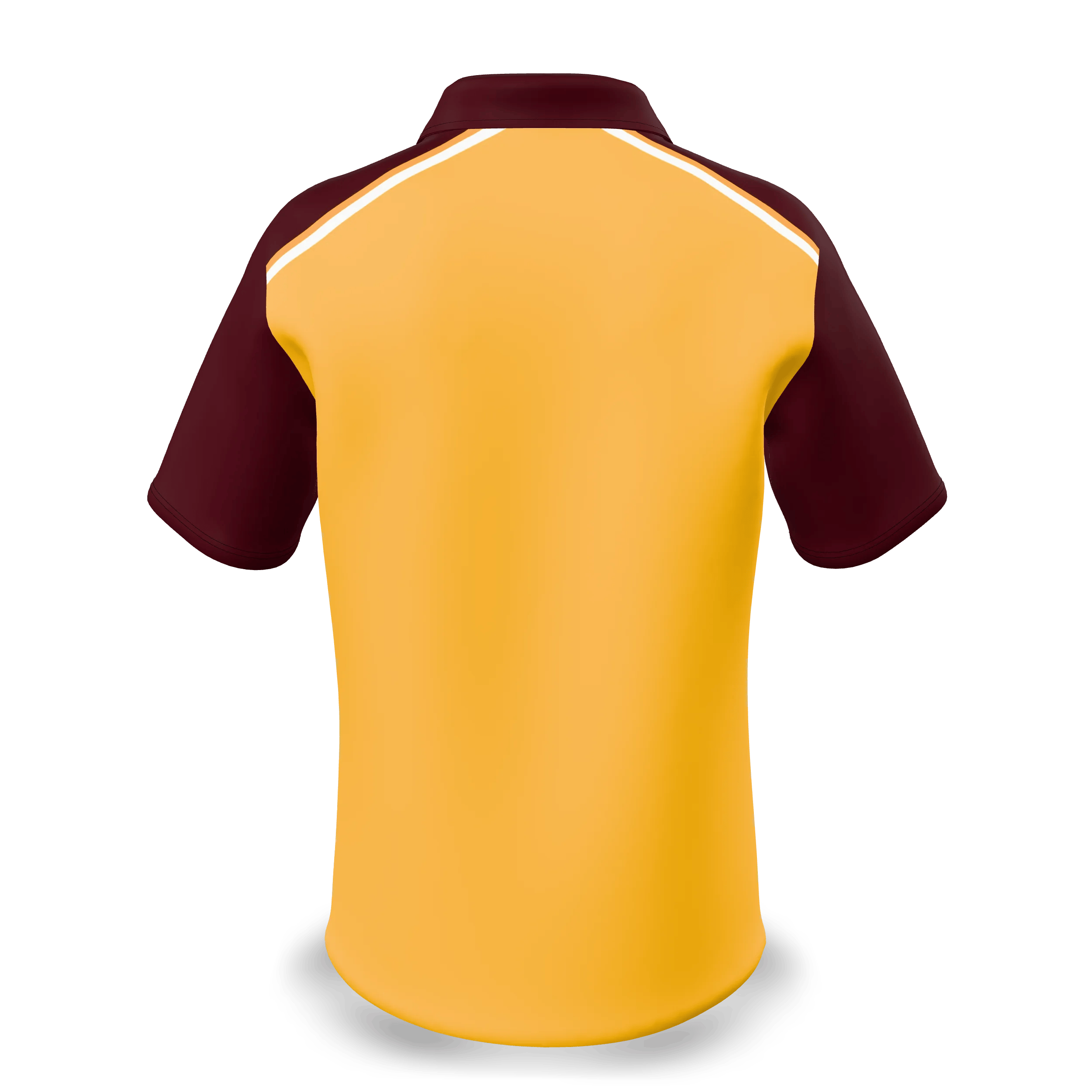 256a34c5-option_0_-180deg75deg Zuniformers Men's/Youth Zipper Polo Short Sleeve, back view